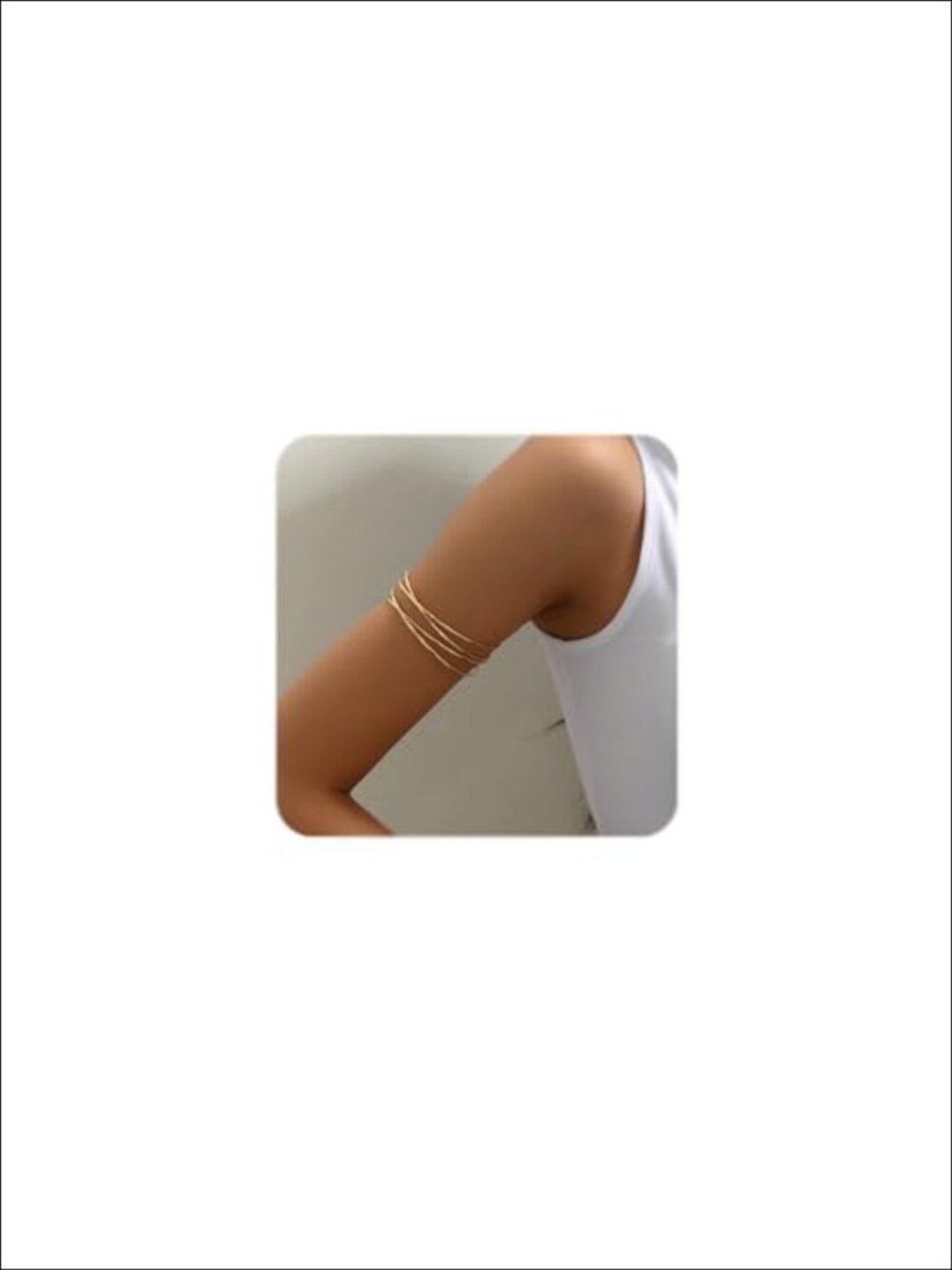 Minimalist Arm Cuff Upper Arm Bracelet Layered Jewelry